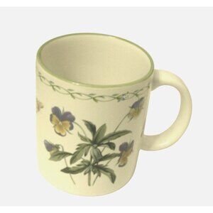 Studio Nova Garden Bloom Ceramic Mug with Floral & Butterfly Design 10 oz